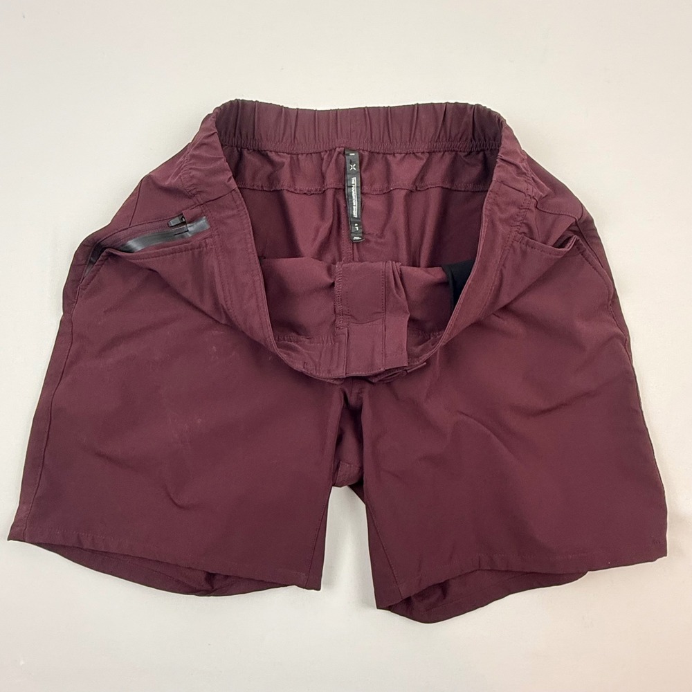 Ten Thousand Men Maroon The Foundation Short 7 Inch Inseam Size Large L Training - Picture 3 of 10